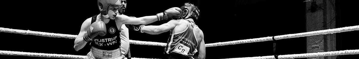 Illustration to mænd der bokser