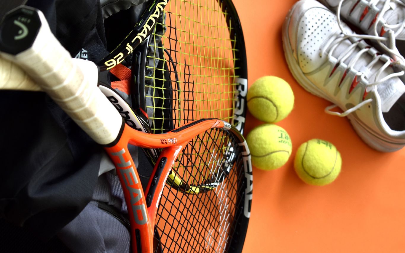 Illustration tennisudstyr