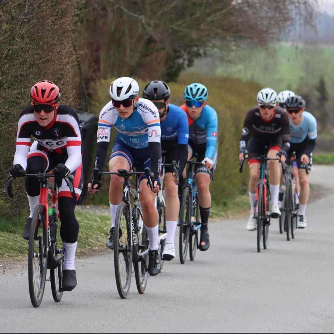 Illustration cykelryttere på lanevejen